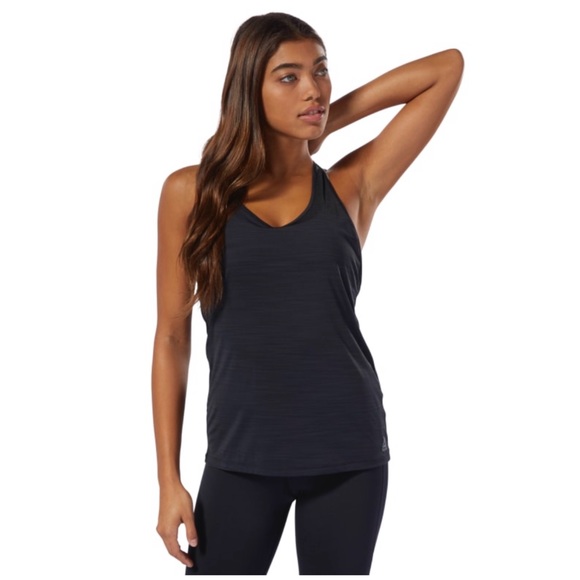 Reebok Tops - Reebok ActivChill Black Racerback Tank Top L